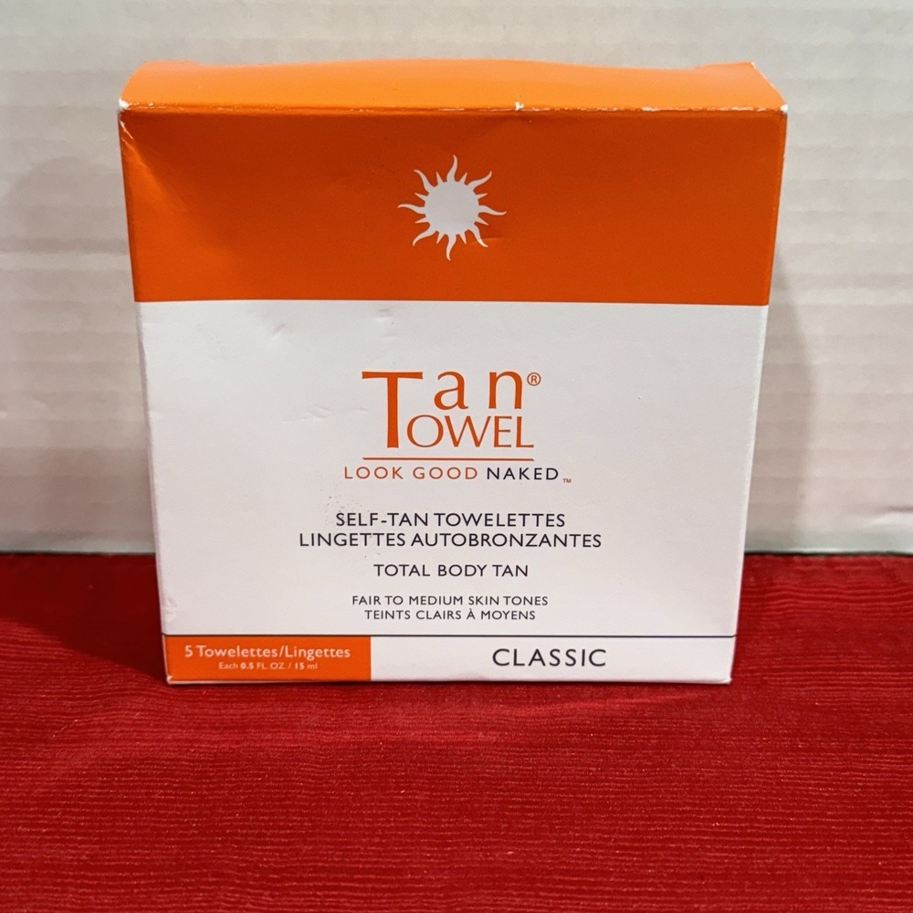 Tan Towel Full Body‎ Classic - 5 Pack New In Box